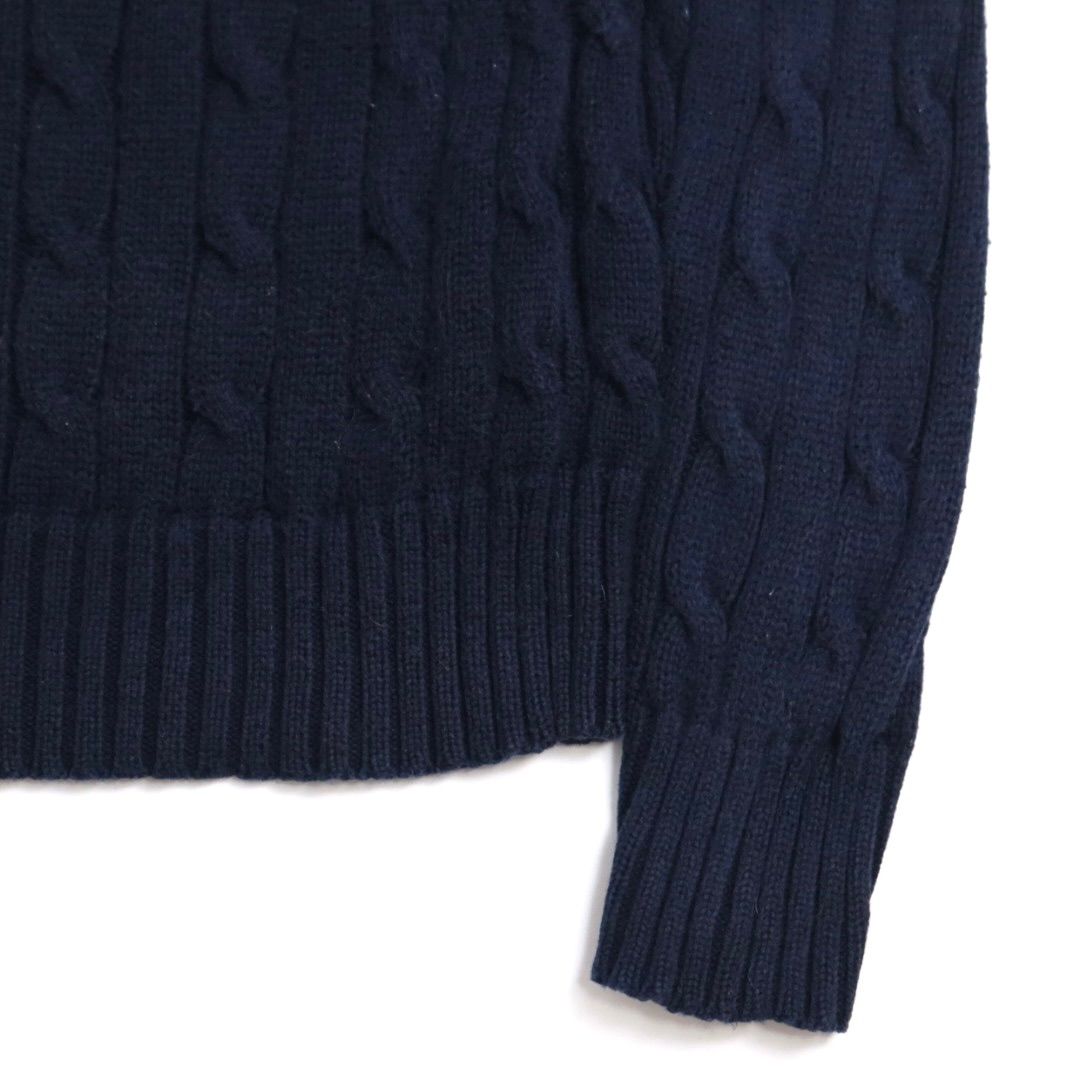 美品　現行タグ　ポロ　ラルフローレン　ネイビー　ニット　セーター　刺繍ロゴ 楽天市場】ラルフローレン POLO Ralph Lauren 旧ロゴ POLO