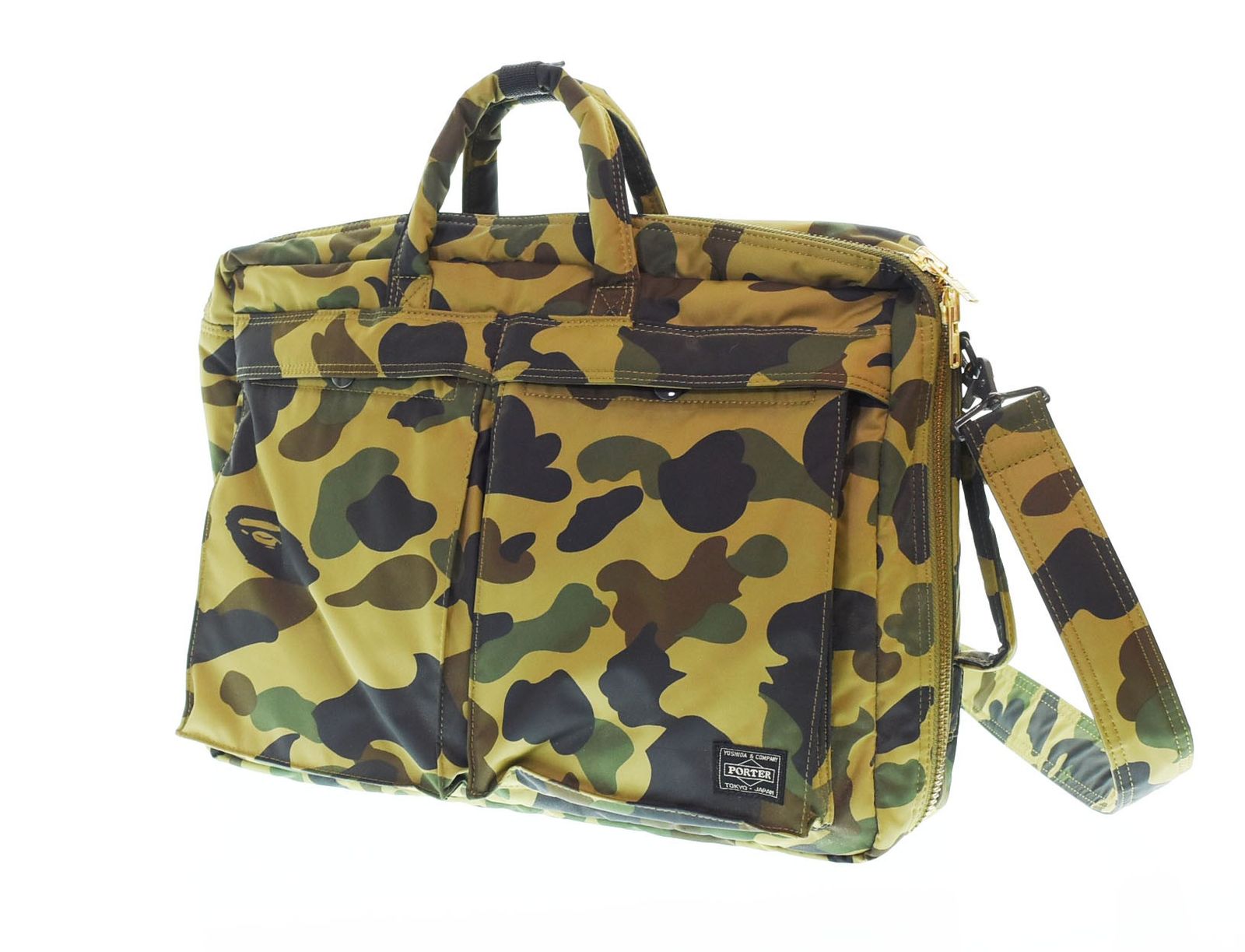 ア ベイシング エイプ A BATHING APE ×PORTER 3WAYブリーフケース 6873
