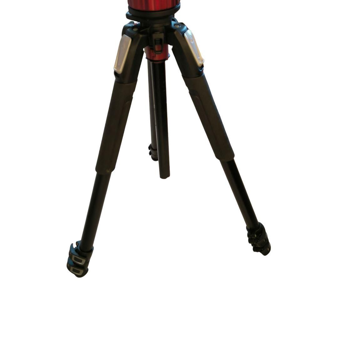  Manfrotto マンフロット 雲台 三脚 MVH 502 A MT 055 X 75 mmボール プロ三脚 055シリーズ アルミ 3段 三脚 カメラアクセサリー