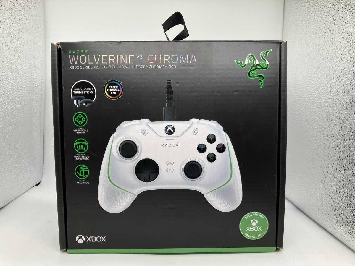 Razer Wolverine V2 Chroma Black (動作未確認) 動作未確認 Razer Wolverine V2 Chroma コントローラー Razer