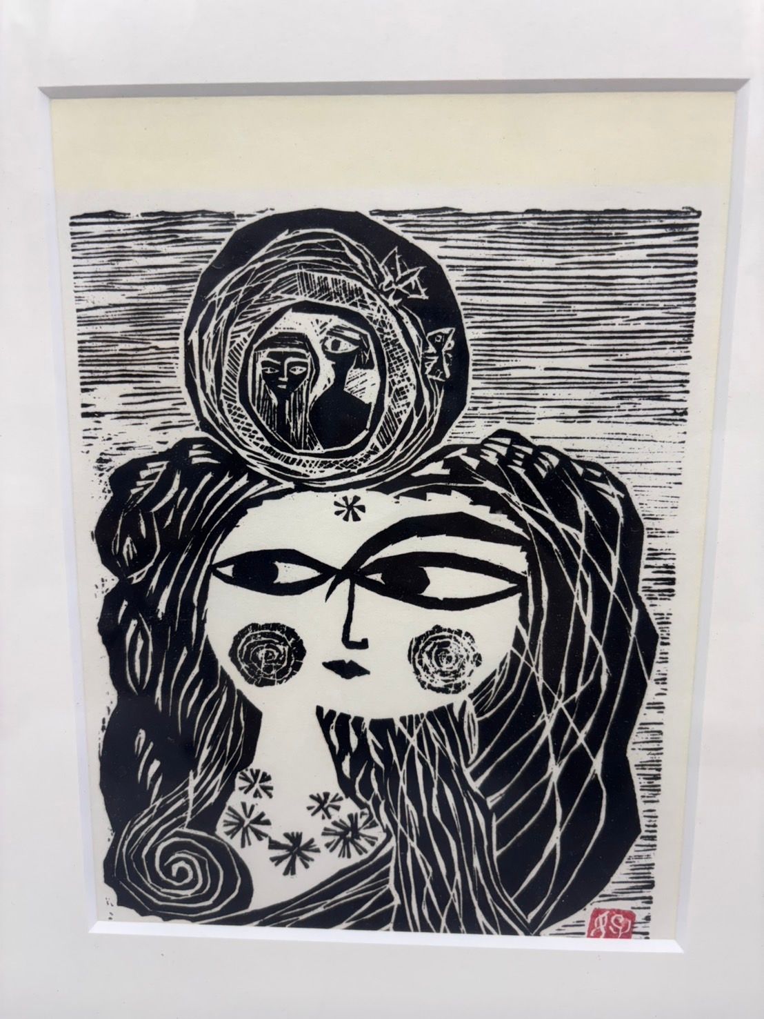 h6591 絵画 木版画 桑田好明 くわた よしあき 飛騨高山 - メルカリ
