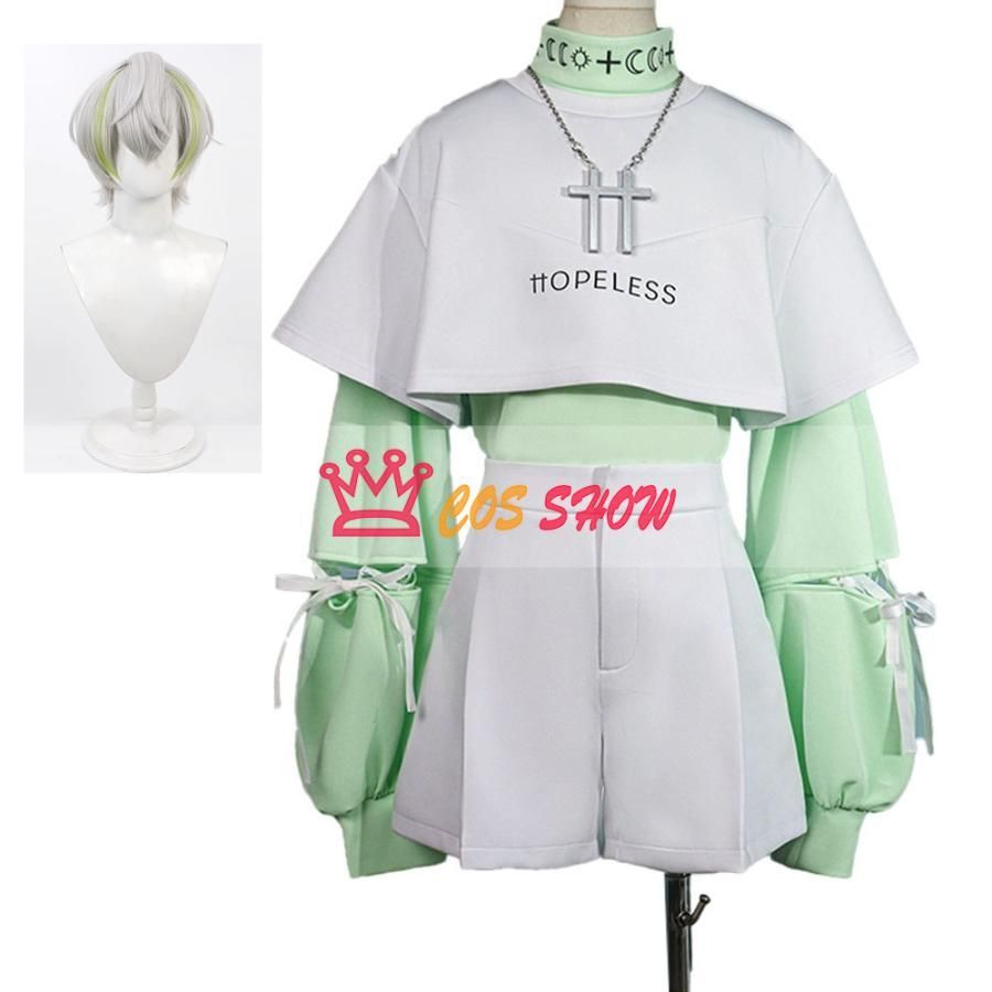 18TRIP エイティーントリップ エイトリ 白光糖衣 コスプレ衣装 ウィッグ追加 cosplay仮装 イベント クリスマス ハロウィン ステージ 文