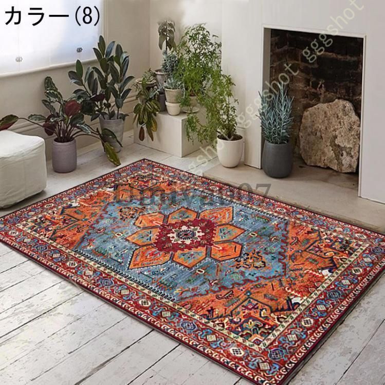 昭和レトロ ペルシャ絨毯 大型絨毯 カーペット ラグ 緞通 ビンテージ 81N4QUQR2yL._UF350,350_QL50_.jpg