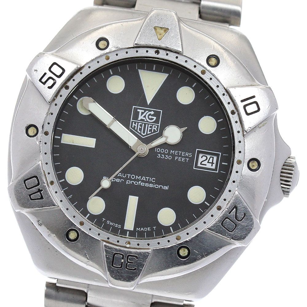 タグホイヤー TAG HEUER 840.006 スーパープロフェッショナル デイト 自動巻き メンズ_868195 - メルカリ
