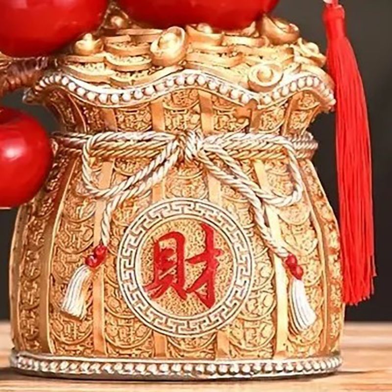 林檎 リンゴ 赤 レッド 金 ゴールド 置物 オブジェ 風水グッズ 財運 金運 開運 運気アップ 幸運 開運 浄化 幸運 開運 厄除け スピリチュアル リビング インテリア