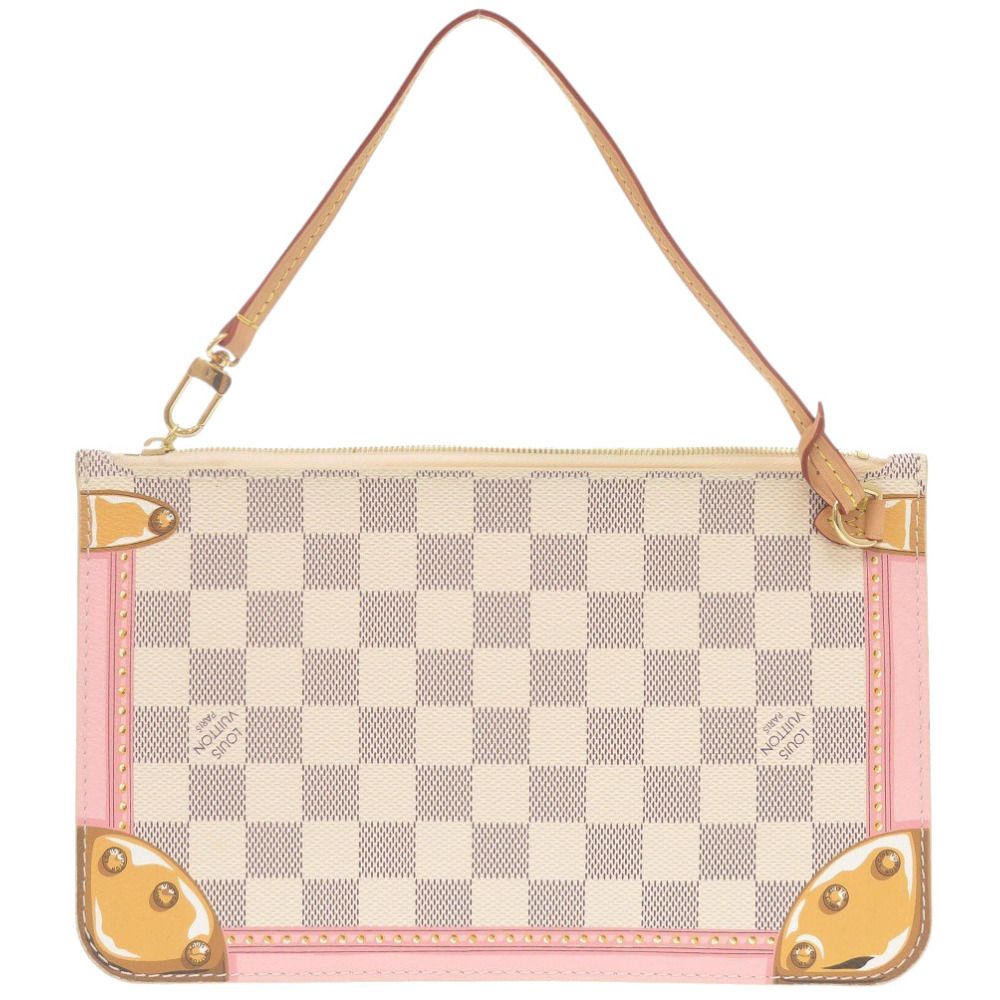 正規美品　ルイヴィトン　ダミエ　ポーチ　小物入れ　マレ用 美品 【Louis Vuitton 】ルイヴィトン ダミエ ポーチ マレ付属品