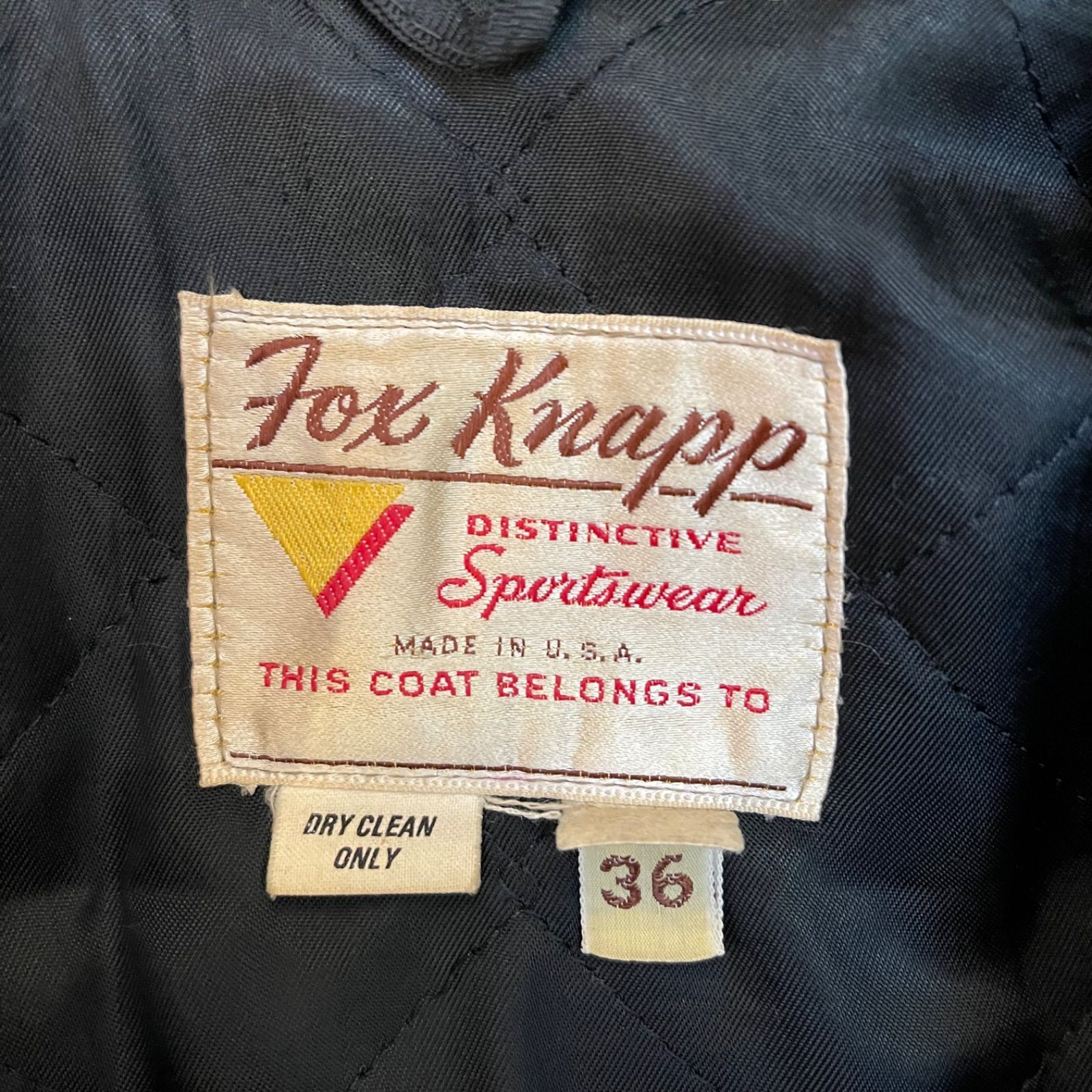 60's ビンテージ Fox Knapp ピーコート made in USA - メルカリ