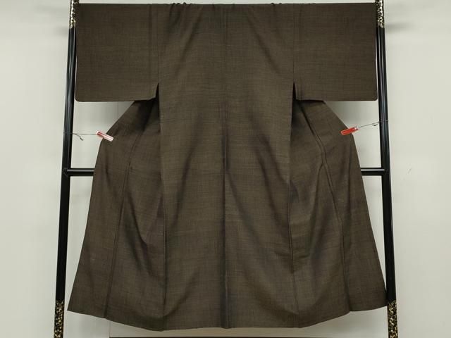 平和屋着物▽男性 紬 単衣 藍染 キングサイズ 正絹 逸品 DAAX3014az