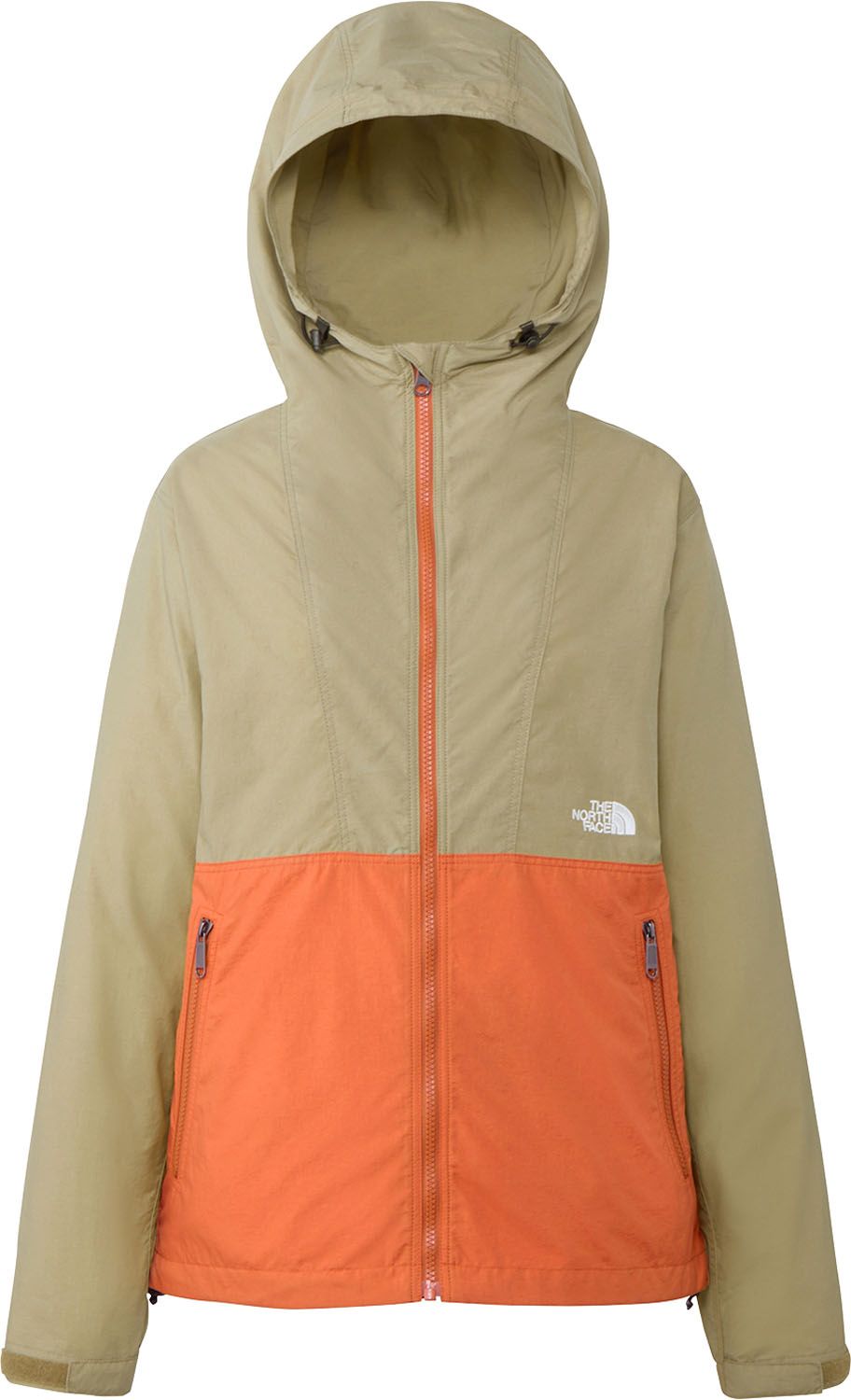 ザ ノース フェイス THE NORTH FACE アウトドア コンパクトジャケット レディース Compact Jacket トップス シェルジャケット キャンプ 撥水 フード 軽量 防風 静電ケア スタッフサック付 NPW7223 CI クラシックカーキ