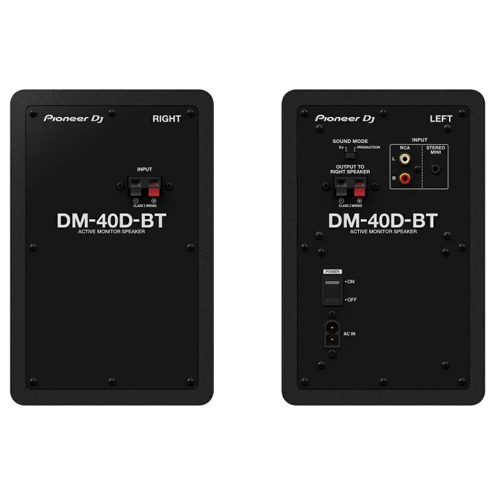 Pioneer DJ DM-40D-BT Black Bluetooth搭載 パワードモニタースピーカー 1ペア 2台
