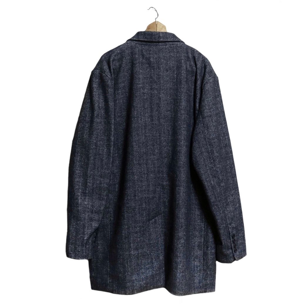 【おかちゃん様】ALASKO ヘリンボーン チェスターコート 5L タグ付き ALASKO アラスコ 3ポケット ヘリンボーン チェスターコート 5Lサイズ