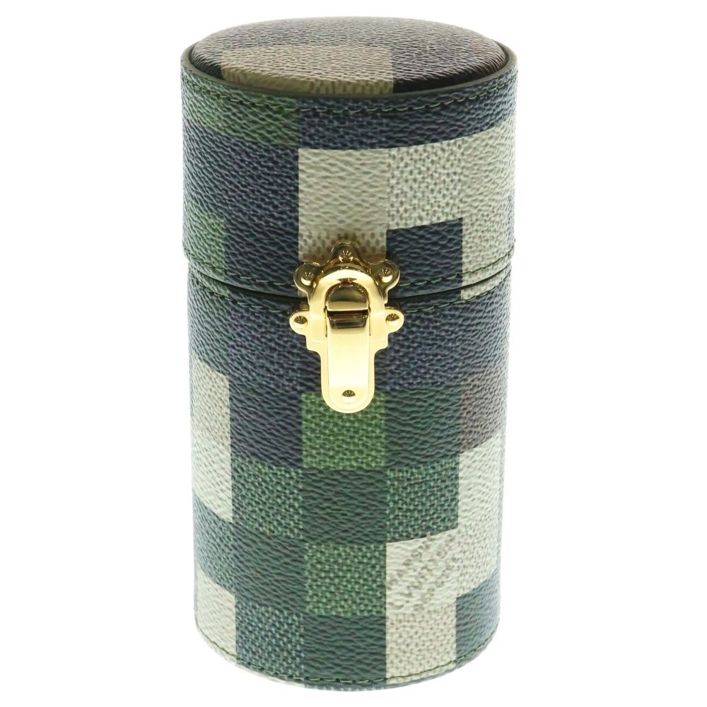 LOUIS VUITTON ルイヴィトン ダモフラージュ ダミエ ピクセル カモフラ総柄レザートラベルケース 小物入れ マルチカラー LS0722