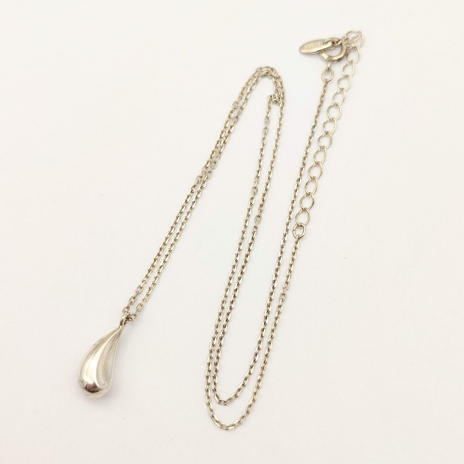 美品】Misty ミスティ ティアドロップネックレス STERLINGSILVER