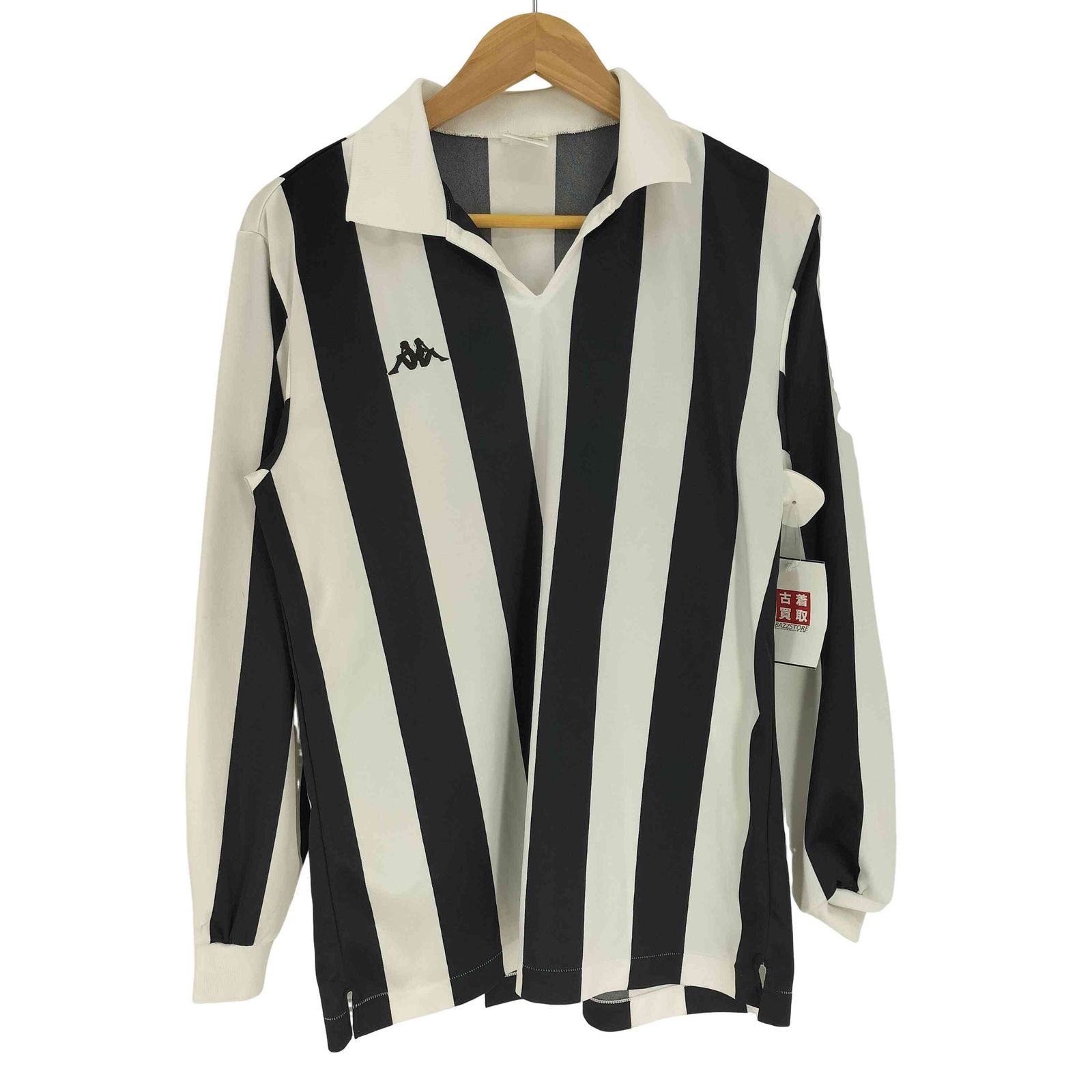 カッパ Kappa 90S ロゴワッペン BIG ストライプ サッカー ゲームシャツ