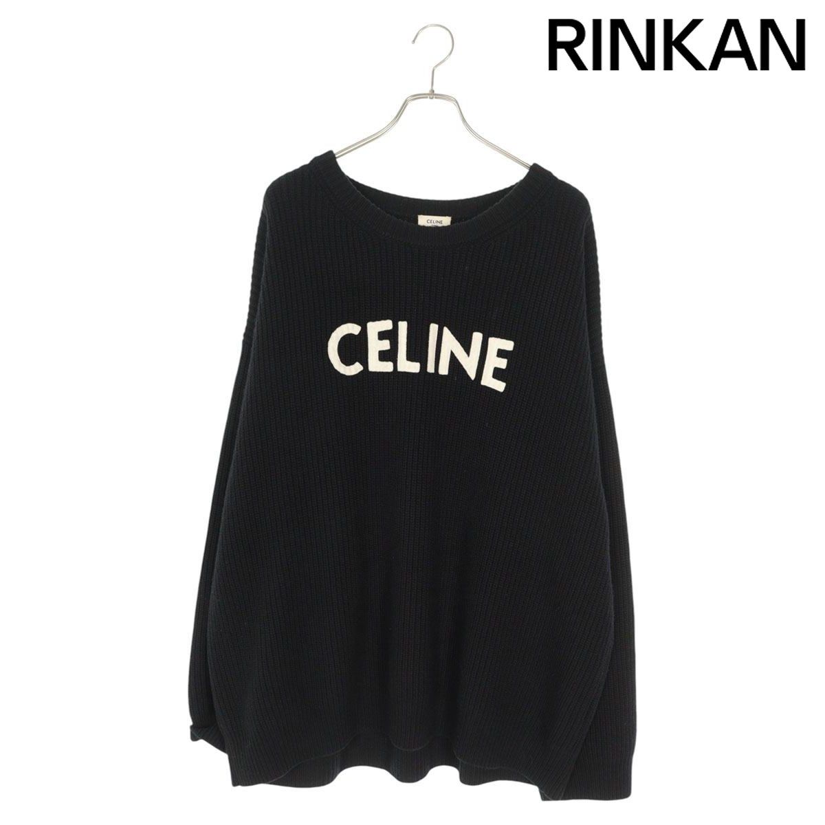 美品▽CELINE セリーヌ 2A09T423P ウール100% ロゴワッペン クルーネック オーバーサイズ ニットセーター XS 正規品  ユニセックスOK : 00021759 : GREENヤフーショッピング店 - 通販 - Yahoo!ショッピング