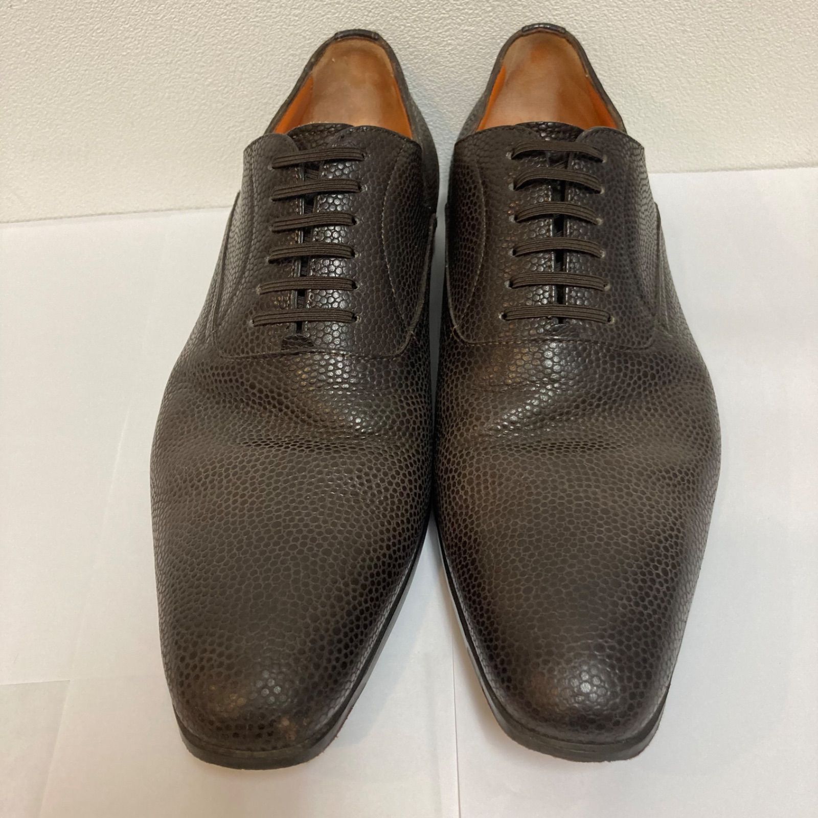 Santoni サントーニ 革靴 ビジネスシューズ ダークブラウン 【サイズ
