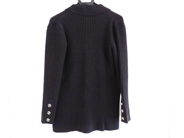 CHANEL - 美品 シャネル 20P P63091 K48814■ サイズ36 ココマークボタン カーディガン コットン レディース ブラック系 ジャケット CHANEL□7E 美品 シャネル 20P P63091 K48814□ サイズ36 ココマークボタン