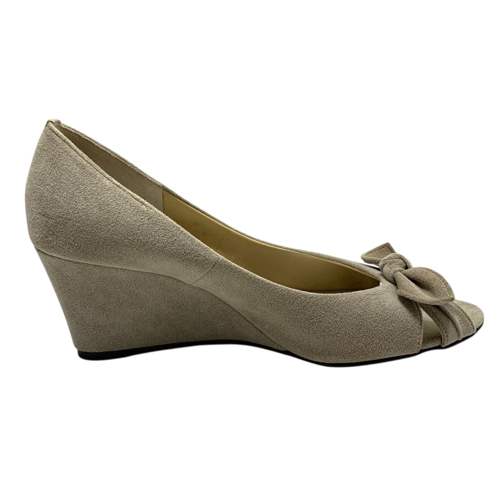 【美品】　クロールバリエ　(23.5) 　パンプス　オープントゥ　ウエッジソール 美品】クロールバリエ (23.5) パンプス ウェッジソール オープン