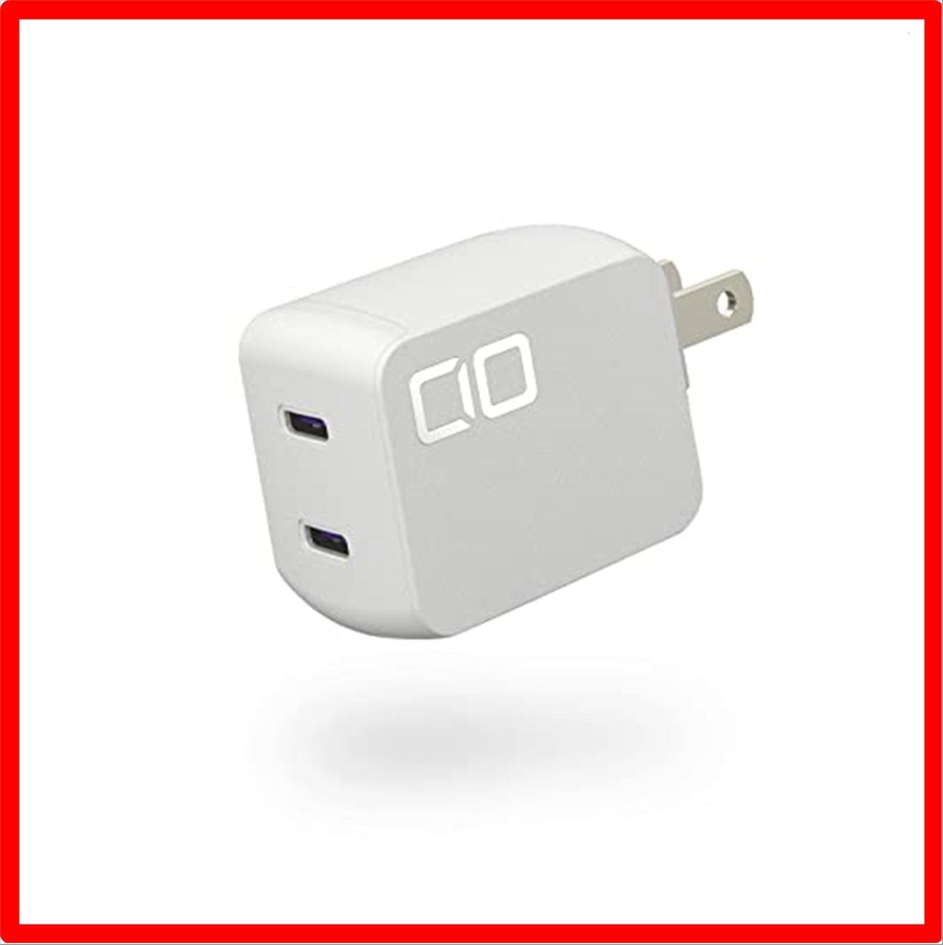 セール中】ホワイト CIO NovaPort DUO 45W USB-C 2ポート GaN USB PD