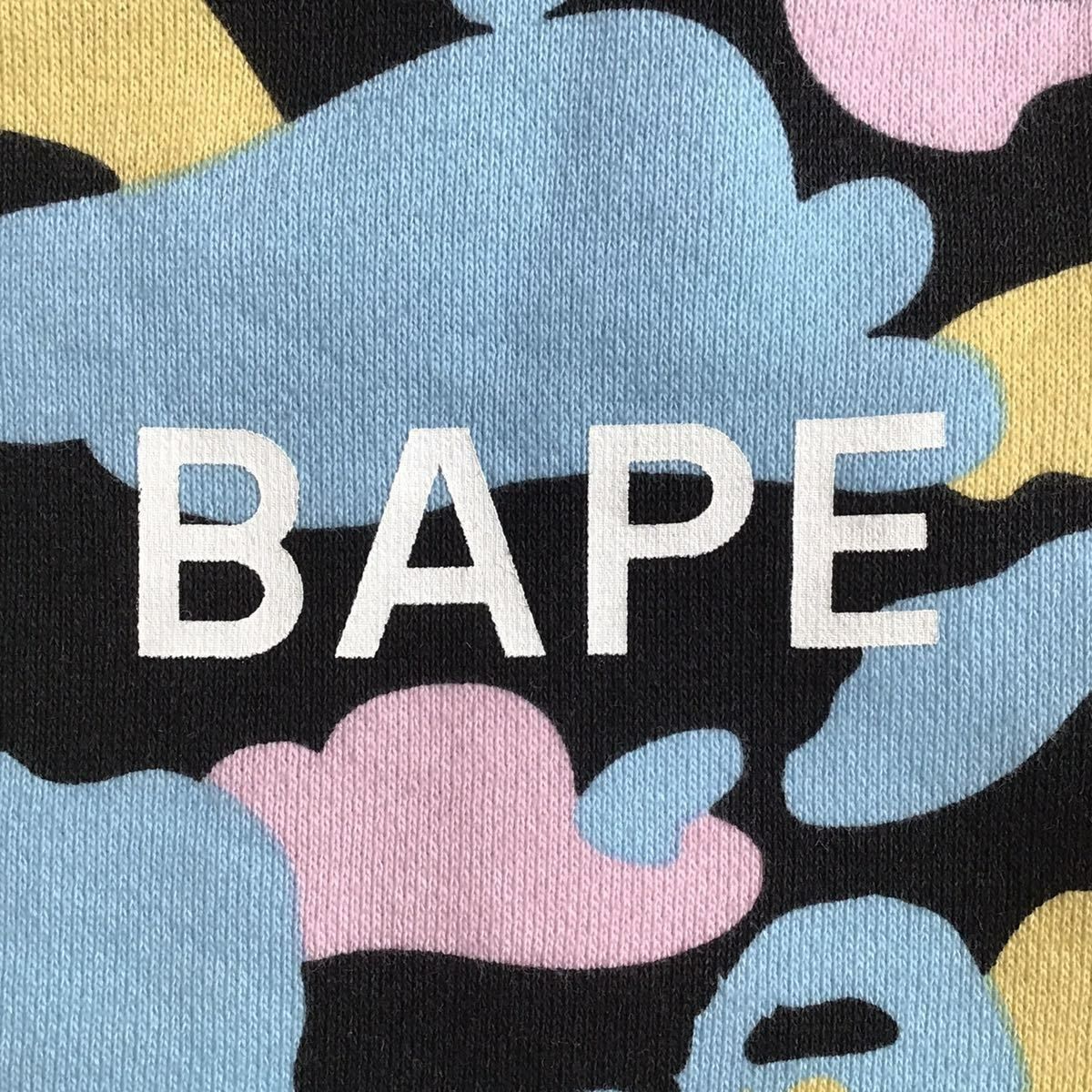 S bape ape スウェットパンツ マルチカモ multi camo New multi camo スウェットパンツ Lサイズ a bathing ape BAPE cotton