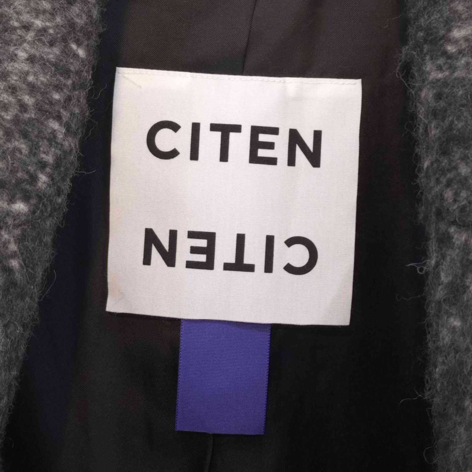 CITEN ワイドスリーブ チェスターコート シテン CITEN ワイドスリーブ チェスターコート レディース F