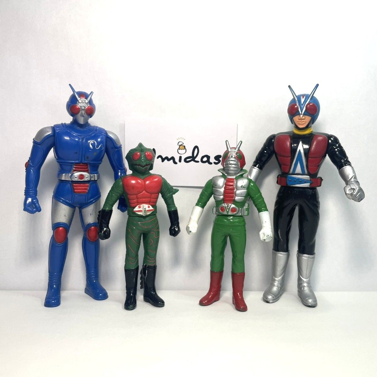 ライダーマンソフビ4体セット