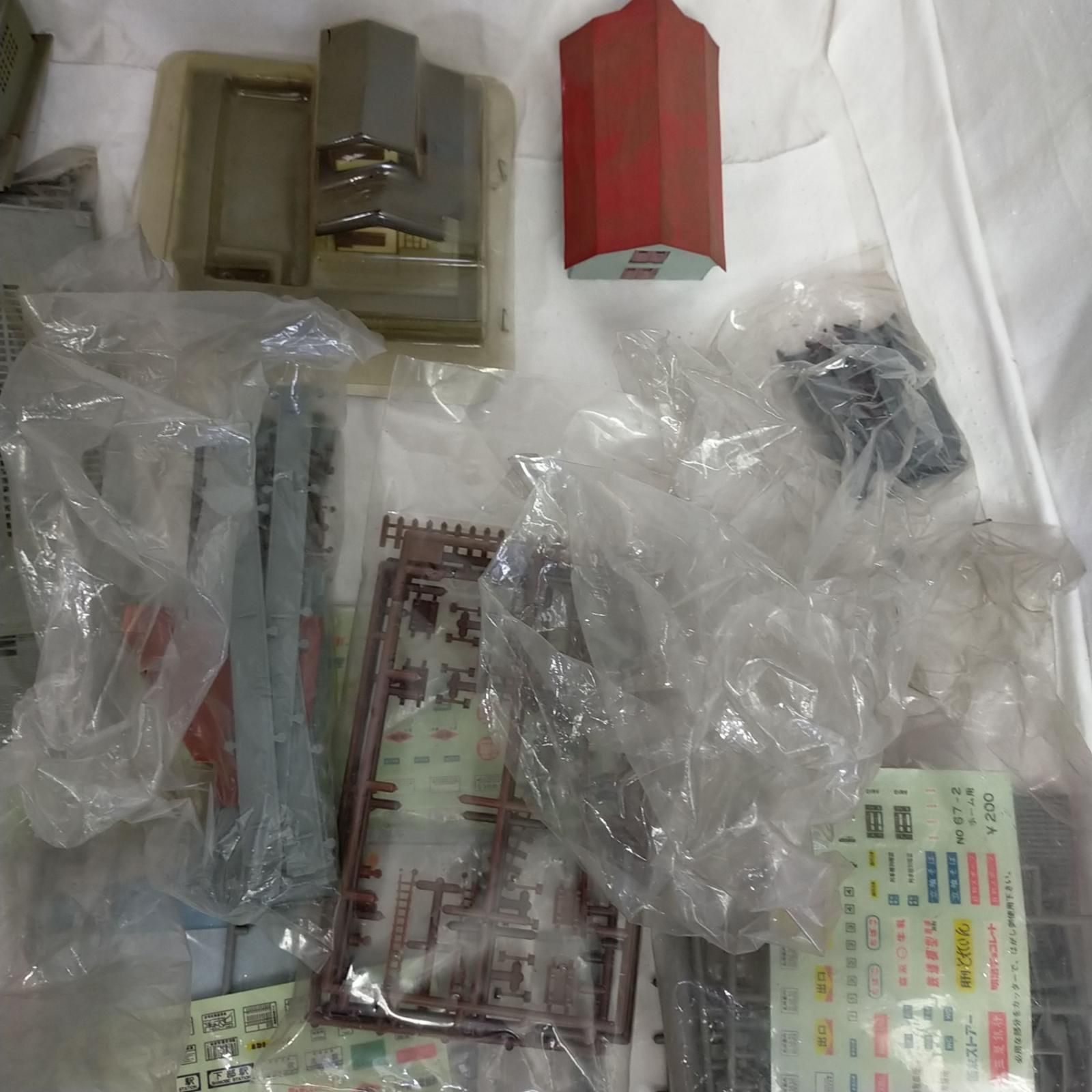 Nゲージ 一式 まとめて[ストラクチャーセット] パーツ多数 ジオラマ 