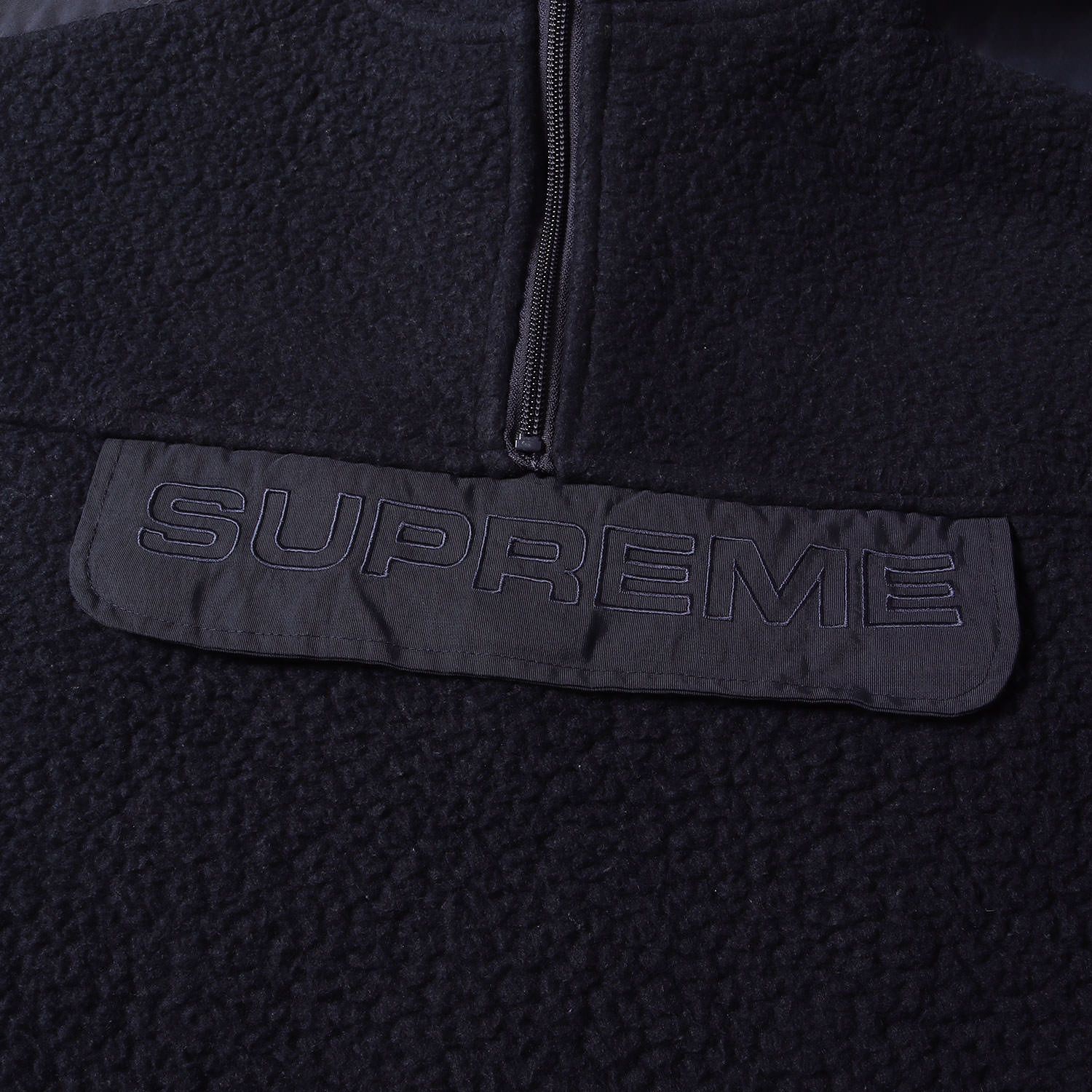 Supreme シュプリーム パーカー ネイビー 紺 サイズ:M | ハーフジップ 
