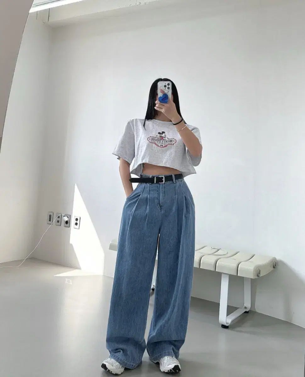 ノブ クリーンデニム スラックス