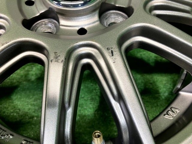 VEMOTION ホイール アルミ ダークシルバー 13インチ 4.00B 4穴 4本 100