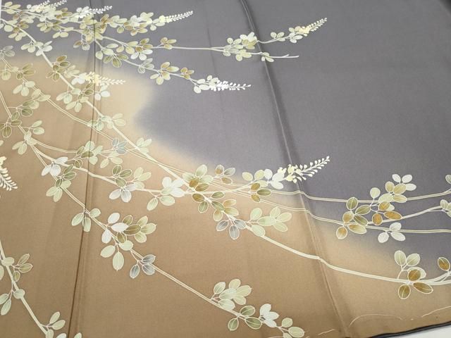 平和屋着物●訪問着　萩　暈し染め　金彩　正絹　逸品　未使用　CAAW3855vf 平和屋着物○訪問着 萩 暈し染め 金彩 正絹 逸品 未使用 CAAW3855vf