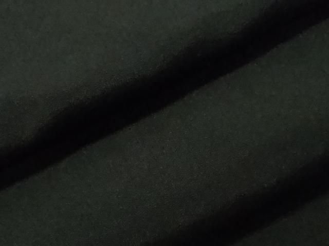 平和屋着物●男性 黒紋付 正絹 CAAT0551dy
