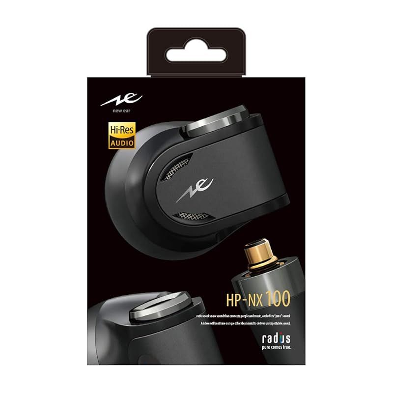 ラディウス radius HP-NX100 ハイレゾ対応イヤホン : MMCX リケーブル
