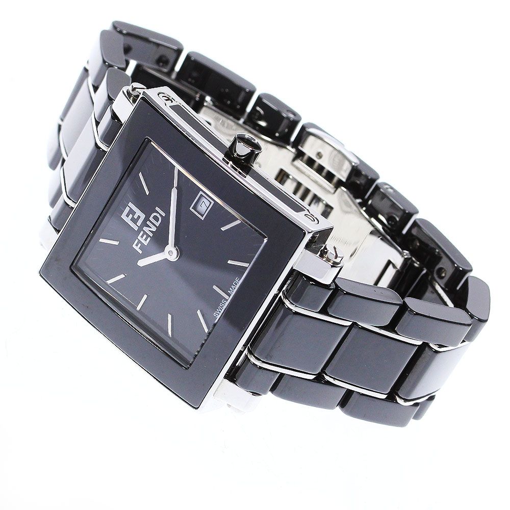 電池交換済 FENDI クアドロ 6200G フェンディ 腕時計 6200G クアドロ
