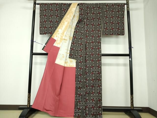 平和屋着物○本場大島紬 龍郷絣 秋名バラ 正絹 逸品 DAAQ3410ps - メルカリ 