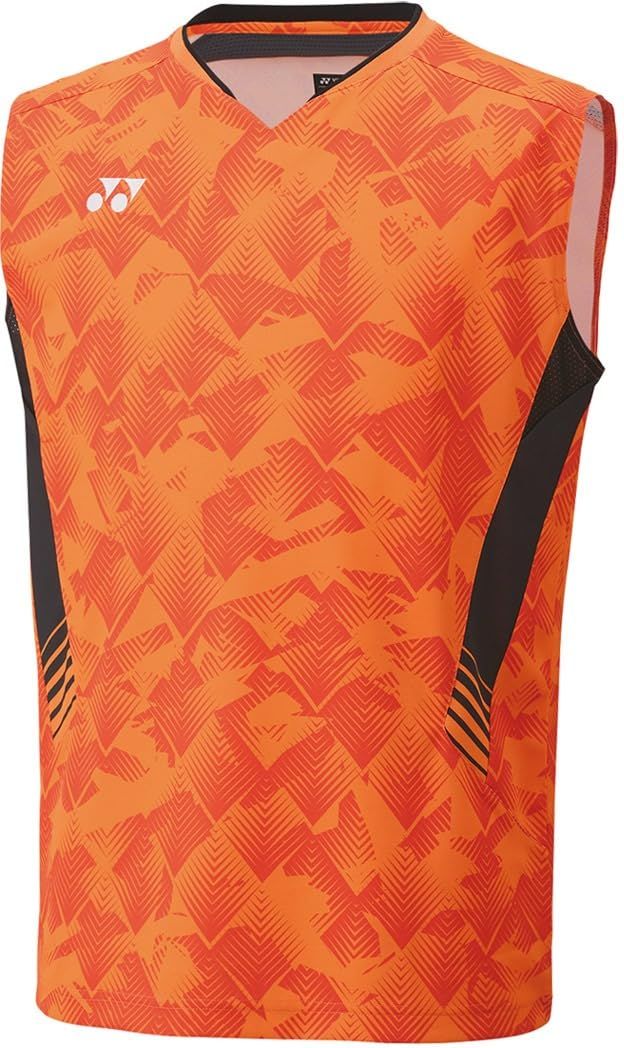  【新品・5営業日で発送】YONEX ヨネックス メンズ_ゲームシャツ(ノースリーブ) (10658) 色 : ハイオレンジ サイズ : M その他