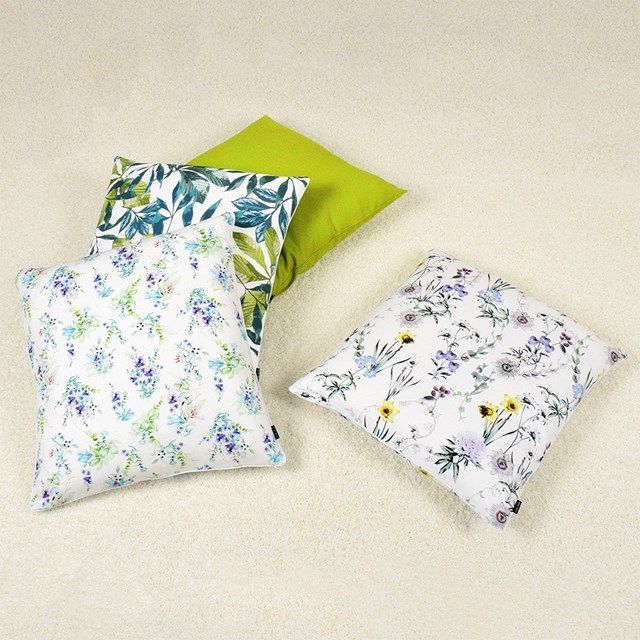 COLORFUL CANDY STYLE 新品 座布団カバー 2枚セット 55cm×59cm 無地