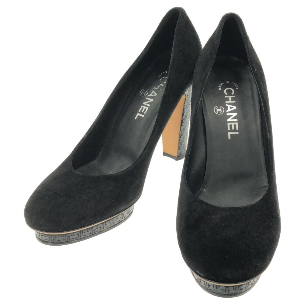 美品❢シャネル　CHANEL　ハイヒール　パンプス　シャネルチェーンココマーク CHANEL シャネル ハイヒールパンプス ココマーク ピンヒール 黒