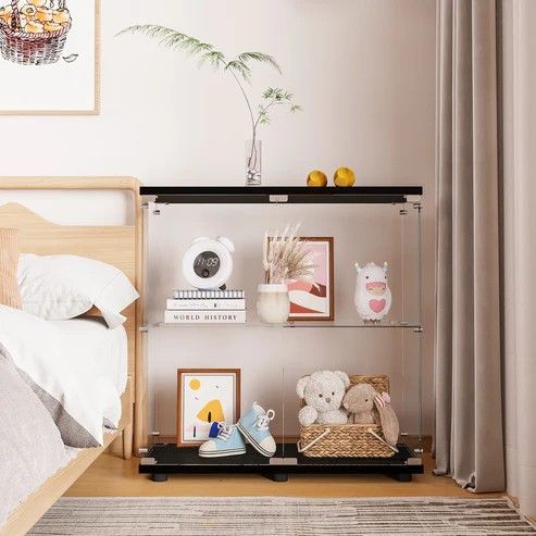 1998 両扉 ガラス ケース 2段 ブラック 北海道 沖縄本島 沖縄の離島 その他離島へは別途配送料有り USTAUSTRALIA_COM_AU