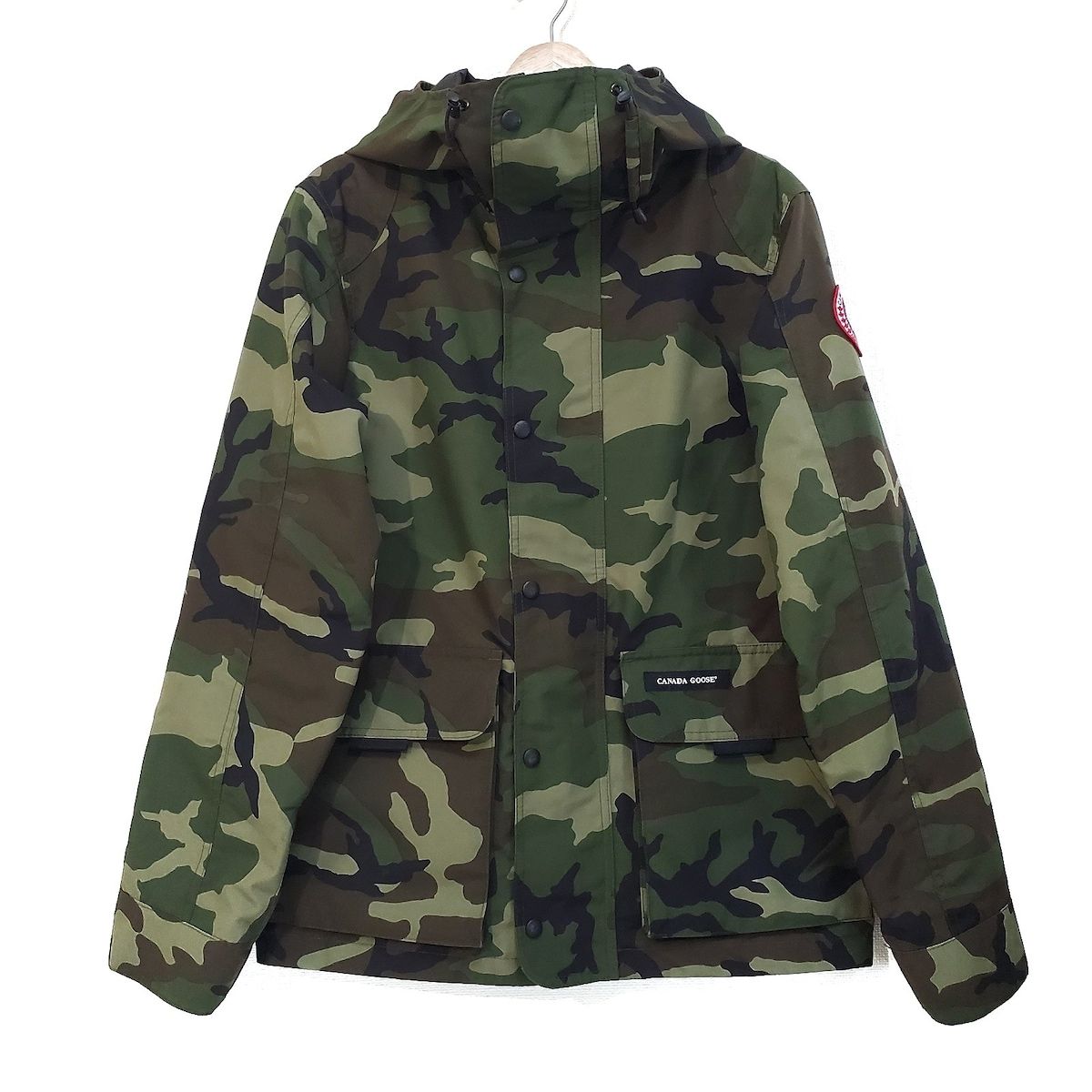 美品 カナダグース M カモ 迷彩