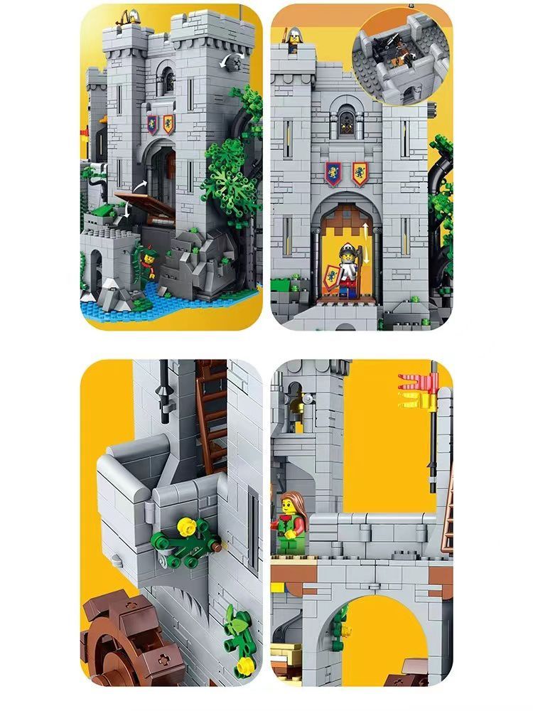 在庫あ安い【新品未開封】レゴ互換品　ライオン騎士の城 Lion knight castle 建物