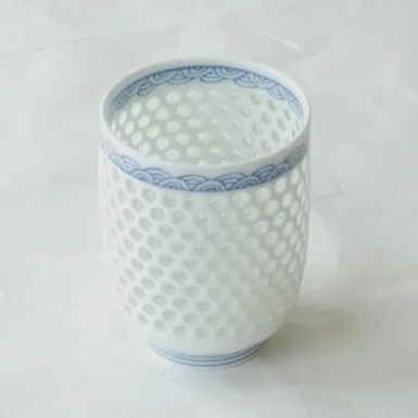 水晶彫 水晶青海波