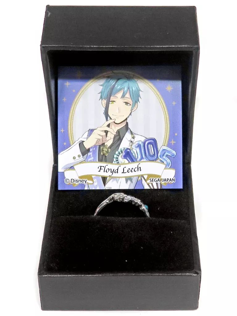 銀製品・指輪・アクセサリー(キャラクター)　フロイド・リーチ フラットシルバーリング 11号 「ディズニー ツイステッドワンダーランド」 受注終了】ディズニー ツイステッドワンダーランド オクタ