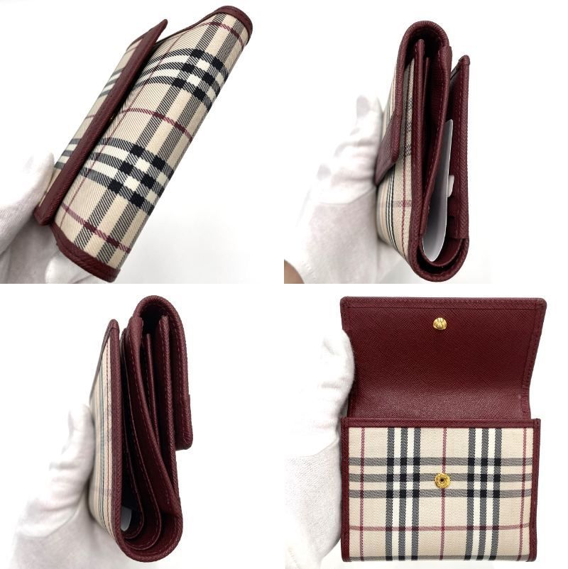 K199】最終値下げ/BURBERRY（バーバリー）/折り財布/ノバチェック