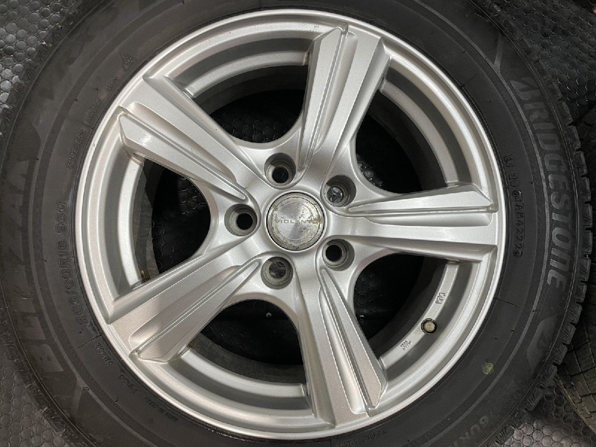 BS BLIZZAK VRX3 205/60R16】スタッドレス【VIOLENTO 16インチ