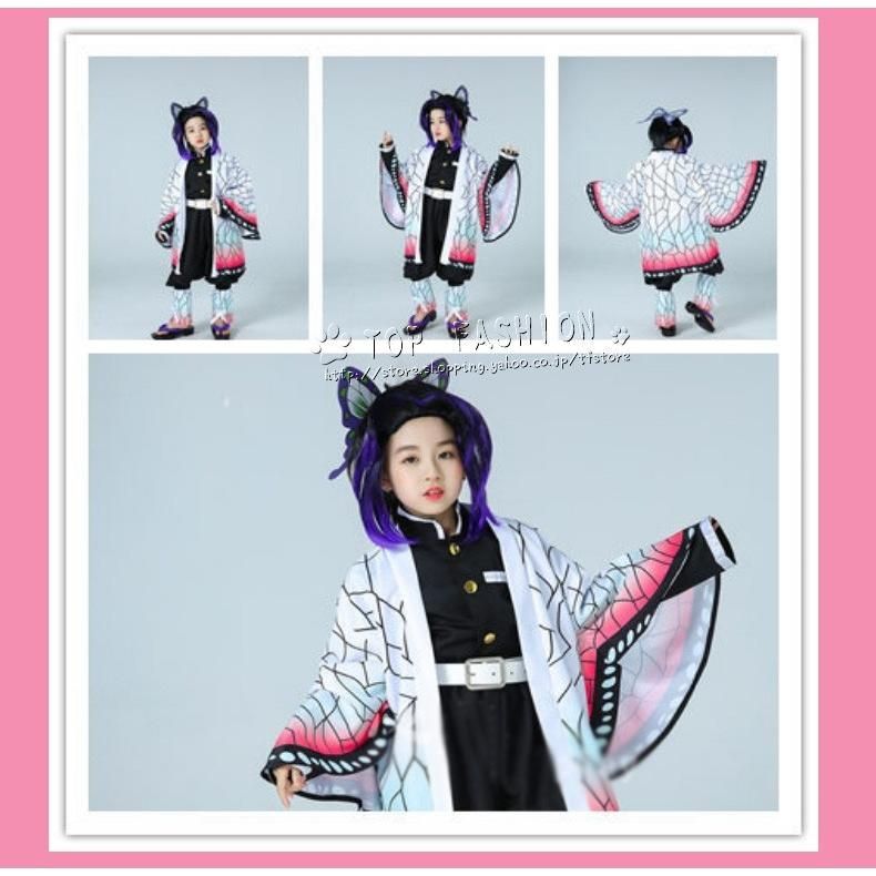 胡蝶カナエ 胡蝶しのぶ コスプレ衣装 Lサイズ 日輪刀セット 鬼滅の刃風