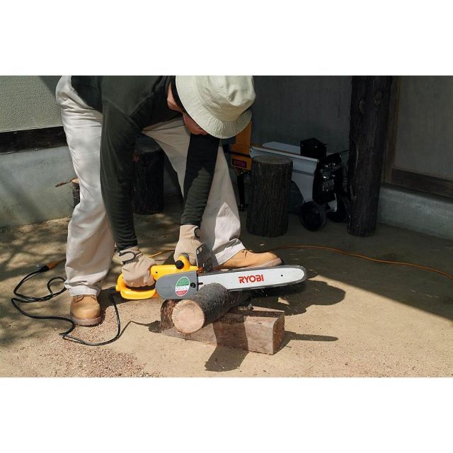 RYOBI リョービ 京セラ CS-3610S 616101A チェンソー リヤハンドル チェーンソー 伐採 切断 枝打ち 建築作業 荒挽き切断