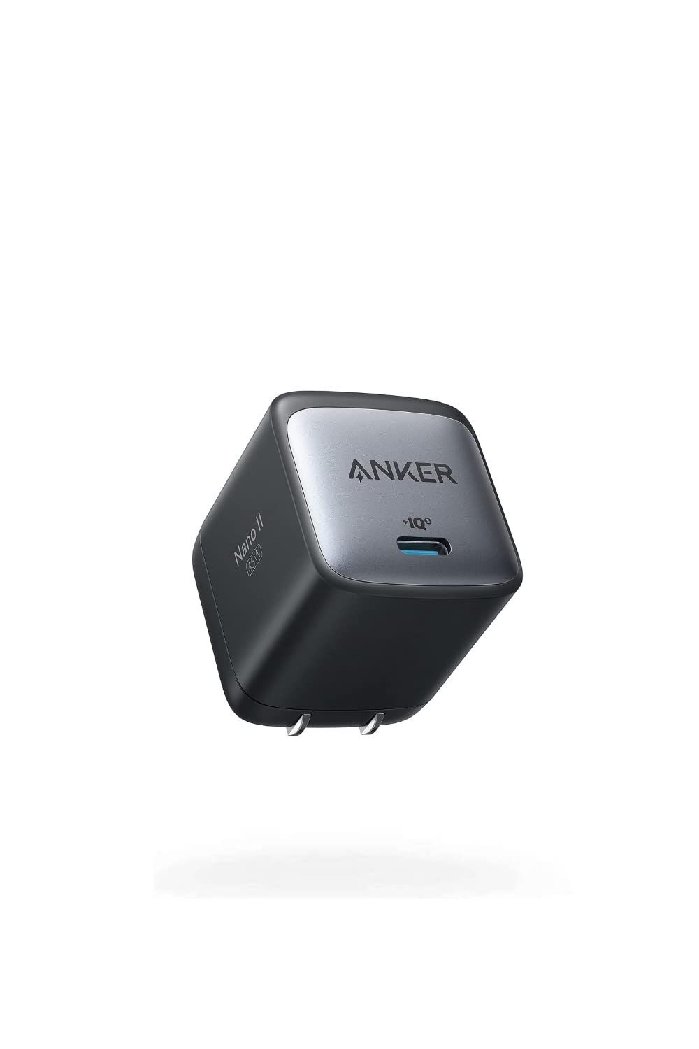 Anker Nano II 45W (PD 充電器 USB-C)【独自技術Anker GaN II採用/PD対応/PPS規格対応/PSE技術基準適合/折りたたみ式プラグ】MacBook Windows PC iPad iPhone Galaxy Android