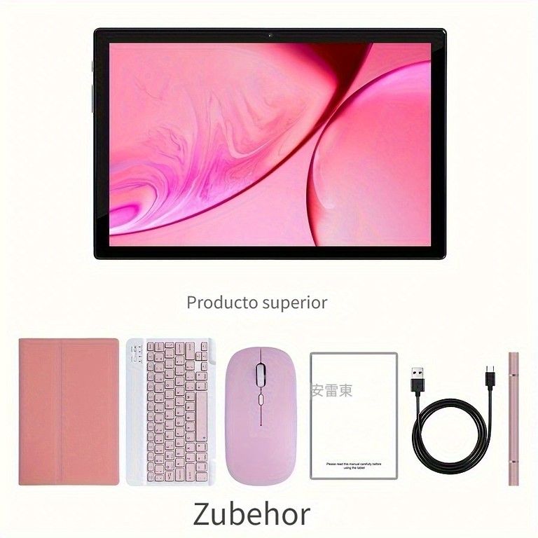 Android 14搭載 10.1インチ 2in1タブレット キーボード マウス ケース スタイラス付属 64GB ROM 12GB RAM デュアルカメラ IPS高精細ディスプレイ GMS対応 ギフトにも最適 グレー CHRISTIANNAURATH_COM_BR