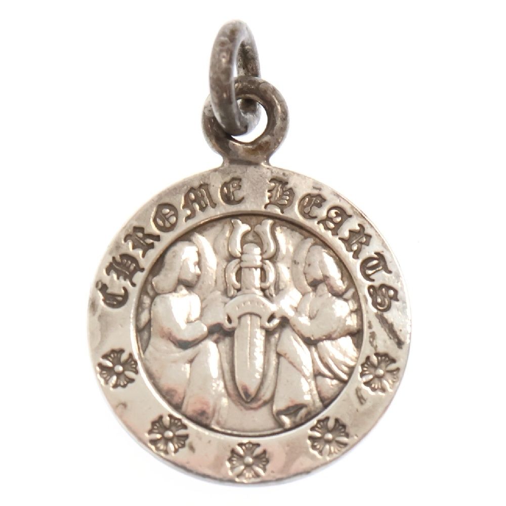 CHROME HEARTS クロムハーツ CHRM ANGL MDL エンジェルメダルチャーム ペンダントトップ シルバーBCA229